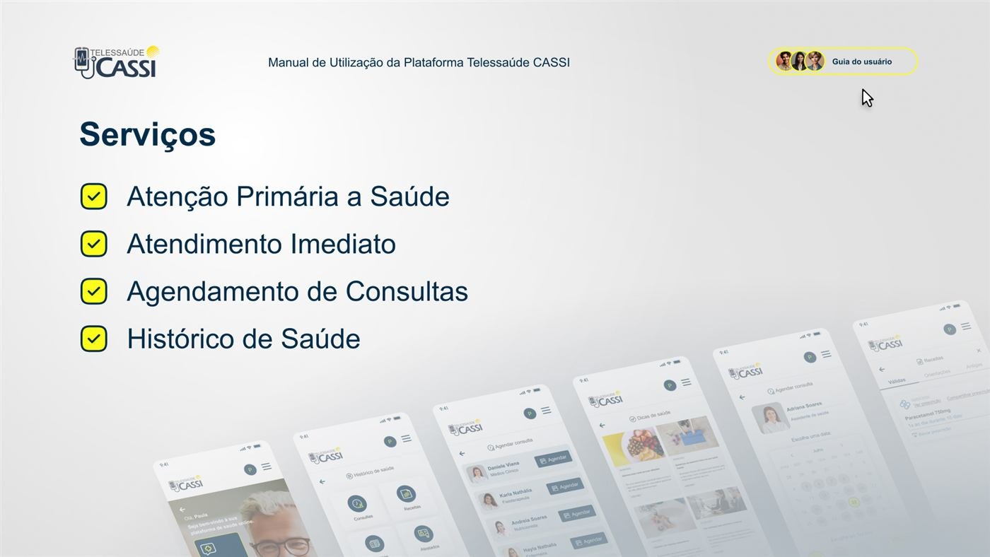 Platform services: Primary Health Care, Immediate Care, Appointment Scheduling, and Health History